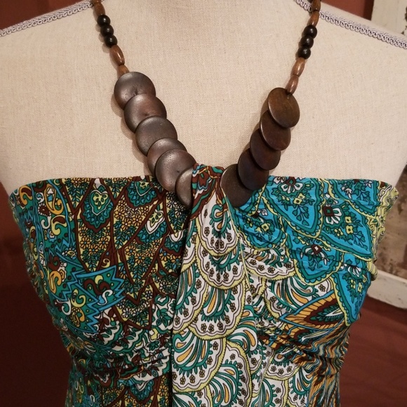 Crown of ❤'s Colorful Wooded Bead Top - Picture 5 of 8